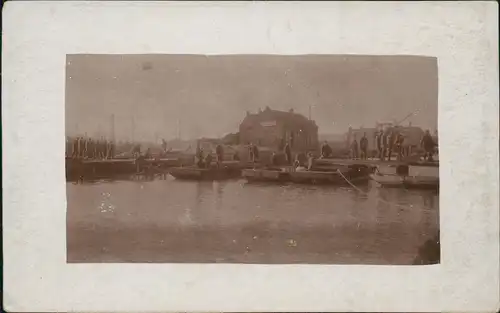 Militär Propaganda Soldaten Privataufnahme   Brückenbau 1. Weltkrieg 1915