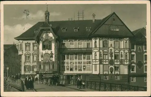 Ansichtskarte Bad Tölz Marienstift 1928    (Bahnpoststempel Zg. 1320)