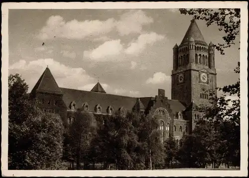 Postcard Posen Poznań Schloß 1942  gel. Stempel Posen 9