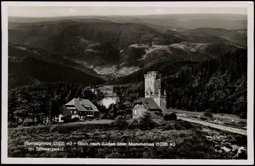 Ansichtskarte Achern Hornisgrinde (Berg) - Fotomontage 1937