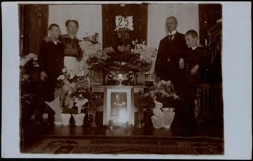 Menschen / Soziales Leben - Arbeit 25 Jähriges Dienstjubiläum 1914 Privatfoto