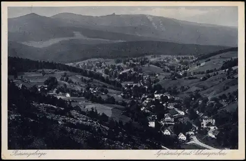 Agnetendorf Hirschberg (Schlesien)   Jelenia Góra mit Schneegruben. 1929