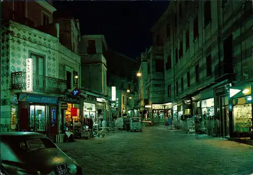 Cartoline Amalfi Notturno della parte interna, Ortsansicht bei Nacht 1970