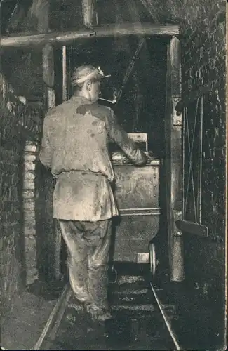 .Frankreich Frankreich Bergbau Tagebau "AU PAYS NOIR" Bergbau-Arbeiter 1920