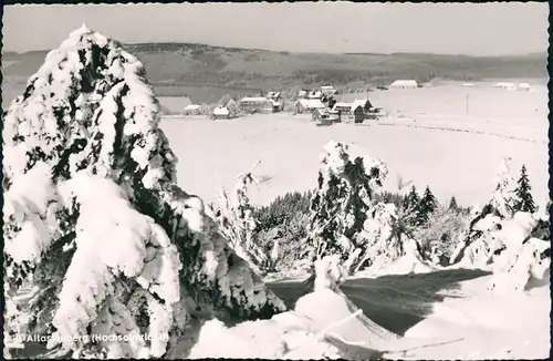 Altastenberg-Winterberg Umland-Ansicht mit GASTHOF U. PENSION JOS. MÖRCHEN 1954