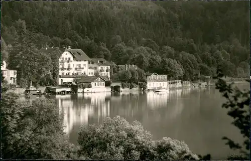 Ansichtskarte Kochel am See See-Hotel Grauer Bär, Kochel Oberbayern 1960