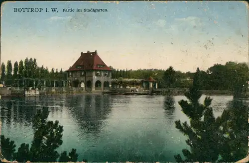 Ansichtskarte Bottrop Restauration - Stadtgarten 1912