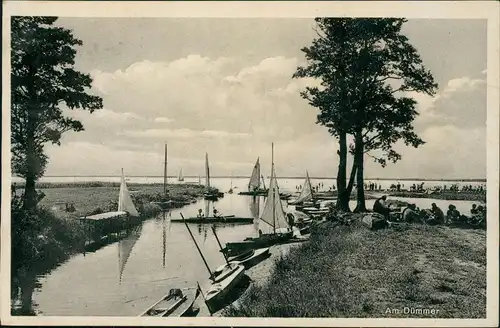 Ansichtskarte Diepholz Am Dümmer - Segelboote 1941