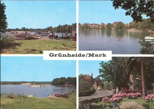 Grünheide (Mark) Altbuchhorst, Peetzsee: Anlegestelle Karl-Marx-Straße 1973