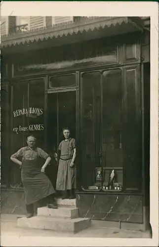 CPA .Frankreich Geschäft: Schumacher Cordonnerie France 1912