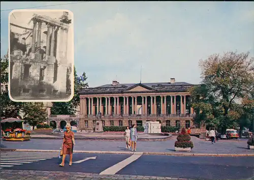 Postcard Posen Poznań Biblioteka Raczyńskich 1977