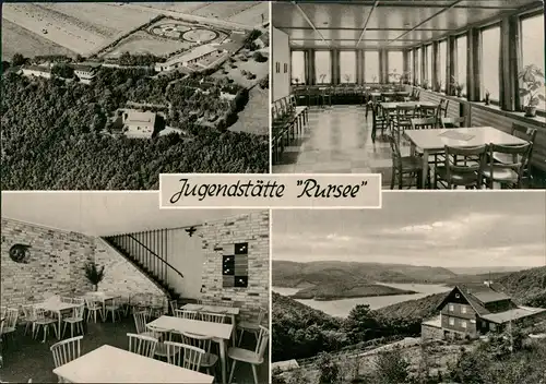 Nideggen (Eifel) Jugendstätte "Rursee" Schullandheim in SCHMIDT Eifel 1973