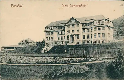 Ansichtskarte Jonsdorf Neues Genesungsheim 1911