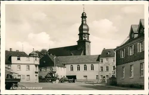 Ansichtskarte Selbitz (i. Frankenwald) Straßenpartie mit Gasthaus 1940