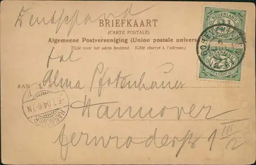 Postkaart Scheveningen-Den Haag Den Haag Strandleben - Zelte 1904