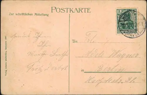 Ansichtskarte Werder (Havel) Havel, Baumblüte Friedrichshöhe 1907