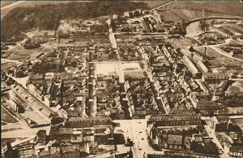 Ansichtskarte Saarlouis Luftbild von Saarlouis (Photo: Hansa-Luftbild) 1940