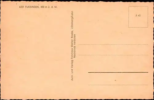 Fussingen-Waldbrunn (Westerwald) Wanderung  Westerwald 1960