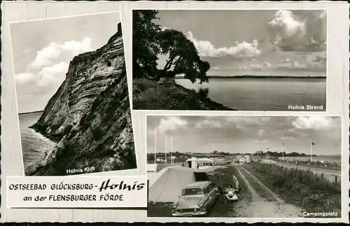 Glücksburg (Ostsee) Lyksborg  Holnis an der FLENSBURGER FÖRDE 1966