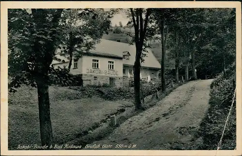 Postcard Bad Kudowa Kudowa-Zdrój Jakobi-Baude 1943