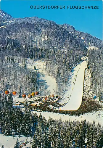 Oberstdorf (Allgäu) OBERSTDORFER FLUGSCHANZE Heini-Klopfer-Skiflugschanze 1970