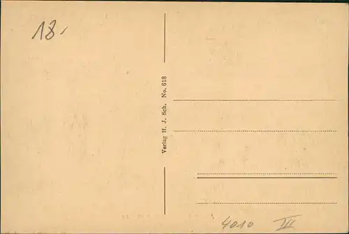 Ansichtskarte Hilden Straßen-Ansicht Pferde-Fuhrwerk i.d. Walderstrasse 1910