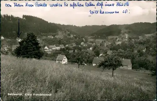 Betzweiler-Loßburg Lossburg Panorama-Ansicht Betzweiler Kreis Freudenstadt 1957