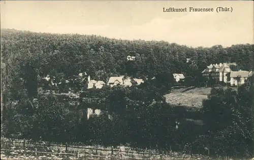 Ansichtskarte Frauensee-Bad Salzungen Stadtpartie 1912