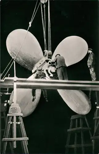 Antriebsschraube eines Dampfers der Ballin-Klasse Hamburg-Amerika Linie 1940