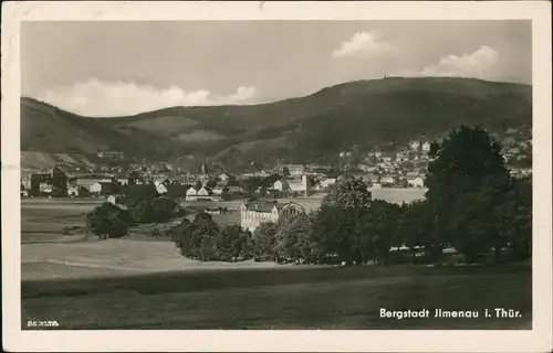 Ansichtskarte Ilmenau Stadtblick 1958