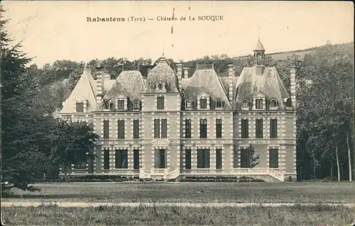 Rabastens Rabastens (Tarn) Château de La SOUQUE Schloss Castle 1910