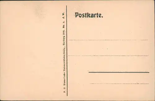 Ansichtskarte Marburg an der Lahn Portal der St. Elisabethkirche 1910