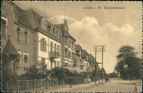 Ansichtskarte Neustrelitz Strelitz i. M., Bahnhofstrasse 1910