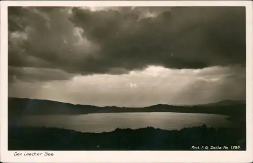 Glees (Vulkaneifel) Laacher See, Wolken-Spiel, Panorama See 1938