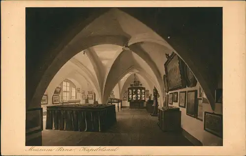 Ansichtskarte Pirna Museum Pirna Kapitelsaal 1920