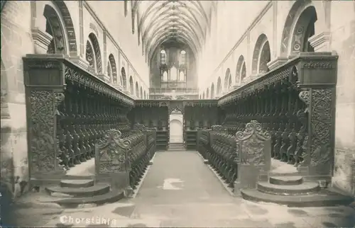 Maulbronn Cisterzienser-Kloster Maulbronn gegr. 1120 Chorstühle. 1928