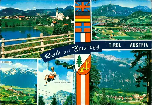 Brixlegg REITH bei Brixlegg Mehrbild-AK mit Umland- und Stadtteilansichten 1965