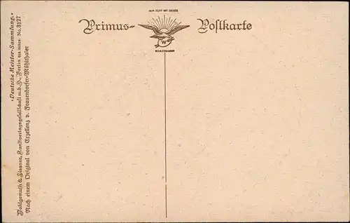 Künstlerkarte Erzellenz v. Frauendorfer-Mühlthaler Juni-Rosen 1912