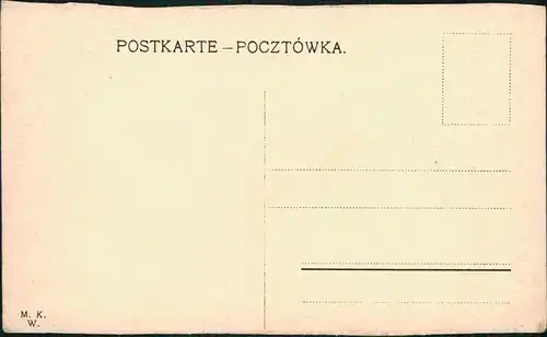 Warschau Warszawa Leschnostrasse; ul. Leszno, Künstlerkarte 1930