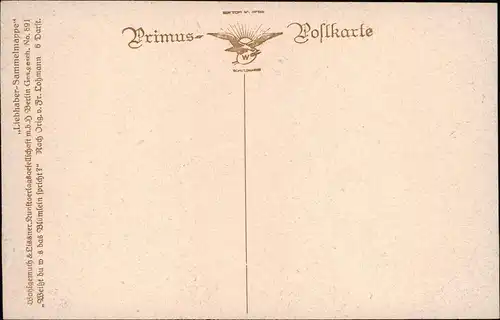 Ansichtskarte  Künstlerkarte Fr. Lohmann Korb mit Feilchen 1912