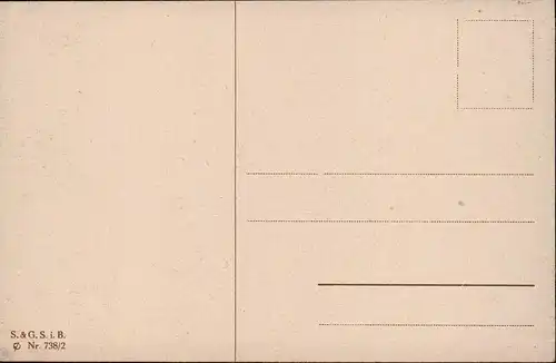 Ansichtskarte  Künstlerkarte bunte Rosen im Topf - Künstlerkarte 1912