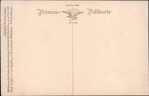Ansichtskarte  Künstlerkarte Stilleben bunter Blumenstrauss 1912