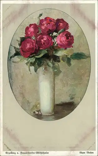 Exzellenz v. Frauendorfer-Mühlthaler Rote Rosen Künstlerkarte 192