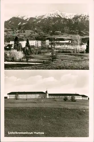Ansichtskarte Murnau Unfallkrankenhaus - 2 Bild 1952