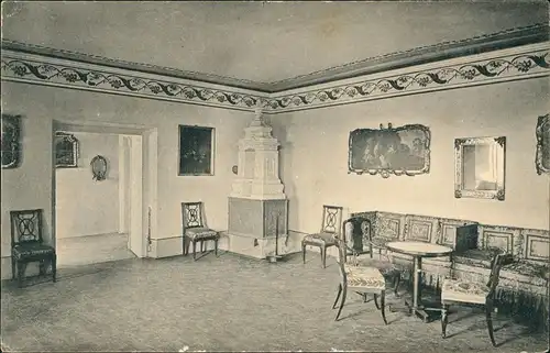 Ansichtskarte Freyburg (Unstrut) Luisenzimmer Zimmer Innenansicht 1909/1907