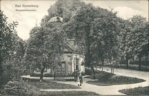 Ansichtskarte Ronneburg (Thüringen) Partie am Brunnenhäuschen 1930