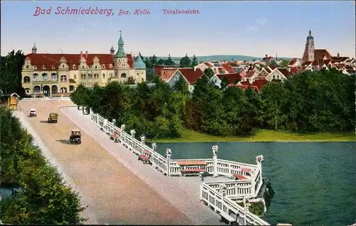 Ansichtskarte Bad Schmiedeberg Panorama Totalansicht 1932