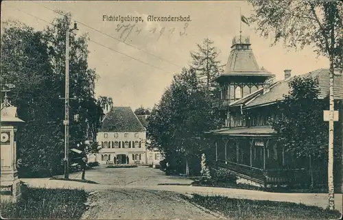 Ansichtskarte Bad Alexandersbad Ortsansicht 1913
