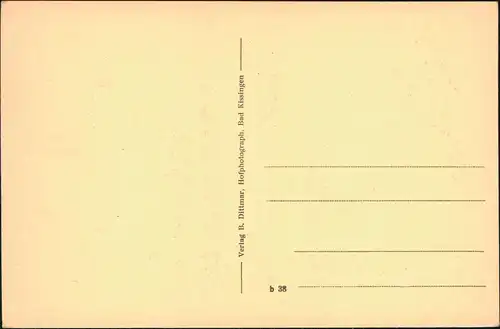 Ansichtskarte Bad Kissingen Bismarcks Schlafzimmer 1920