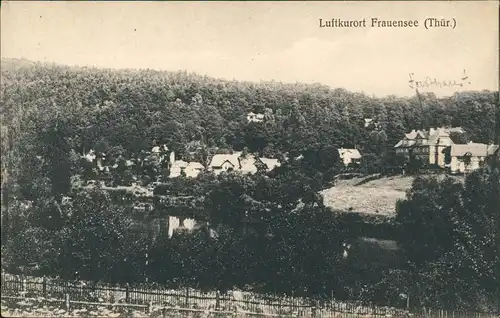 Ansichtskarte Frauensee-Bad Salzungen Panorama-Totalansicht Frauensee 1910